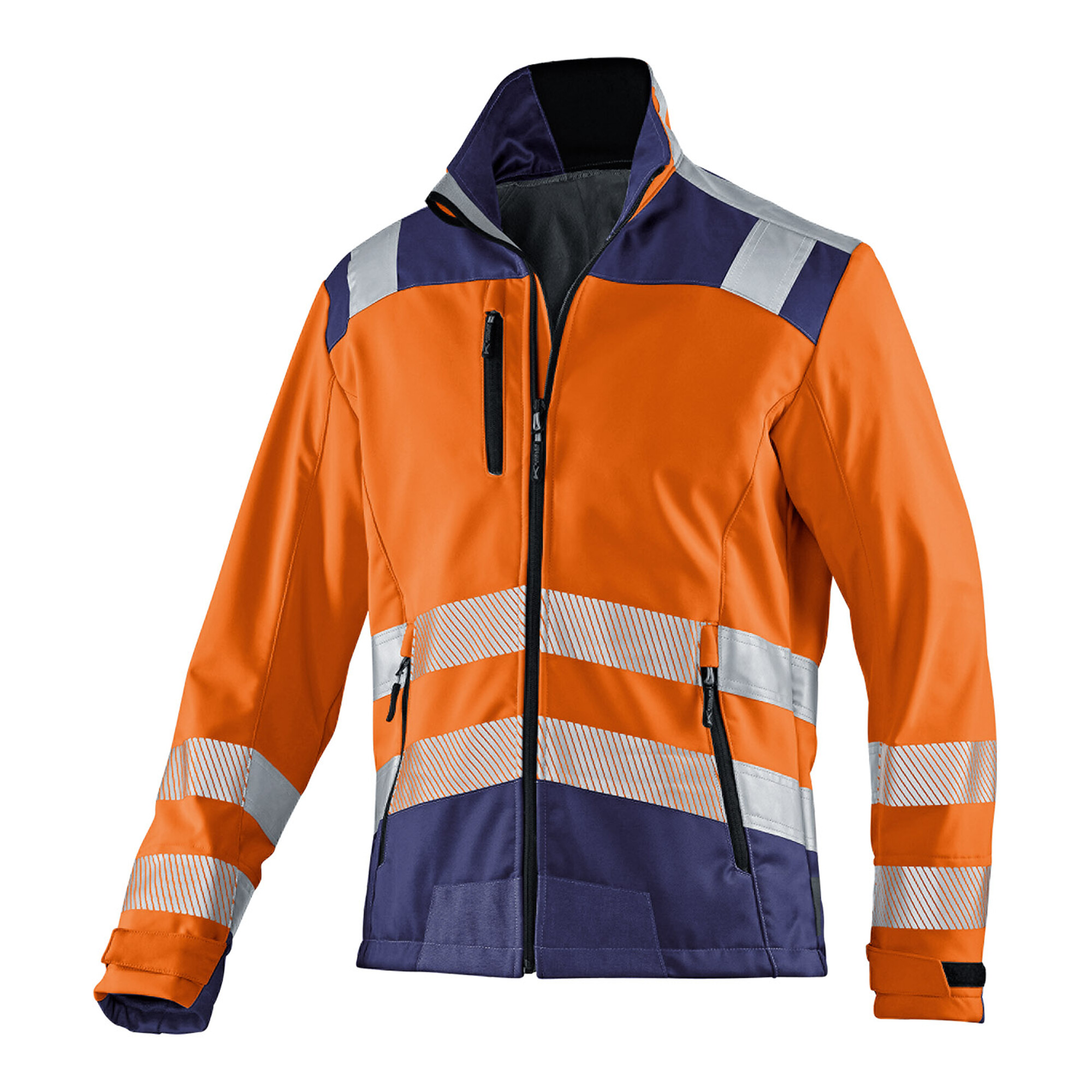Kübler Softshell Jacke REFLECTIQ PSA 2 warnorange/dunkelblau Form 1507 Größe S ; Kübler Workwear
