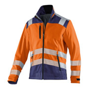 Kübler Softshell Jacke REFLECTIQ PSA 2 warnorange/dunkelblau Form 1507-4