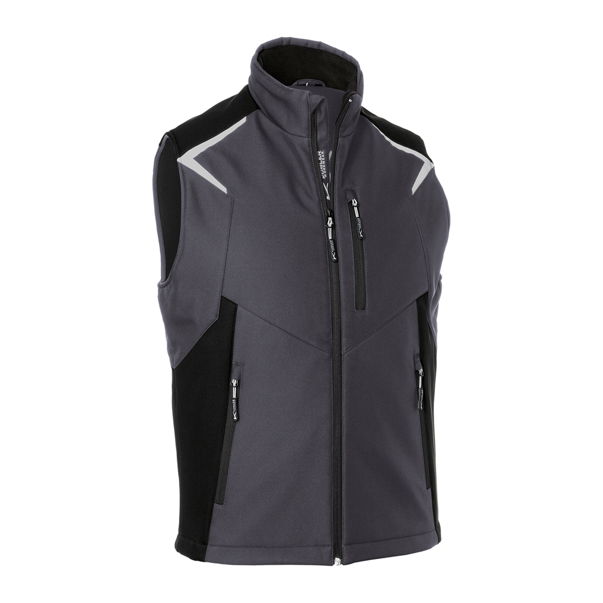 Kübler Softshell Weste BODYFORCE anthrazit/schwarz Form 7125 Größe 3XL ; Kübler Workwear