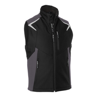 Kübler Softshell Weste BODYFORCE schwarz/anthrazit Form 7125 Größe S
