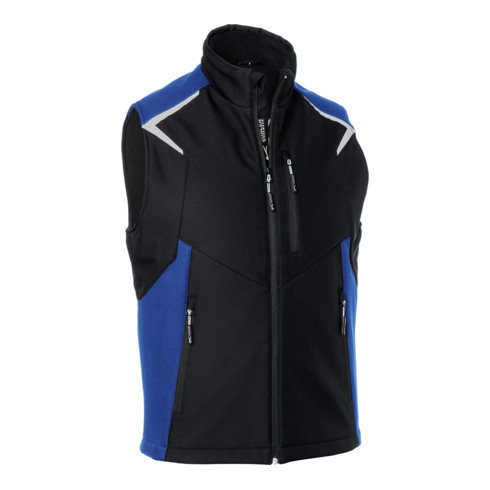 Kübler Softshell Weste BODYFORCE schwarz/kbl.blau Form 7125