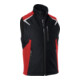 Kübler Softshell Weste BODYFORCE schwarz/mittelrot Form 7125-1