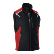 Kübler Softshell Weste BODYFORCE schwarz/mittelrot Form 7125-2
