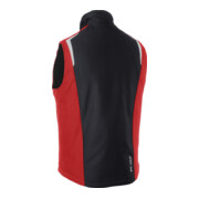 Kübler Softshell Weste BODYFORCE schwarz/mittelrot Form 7125-4