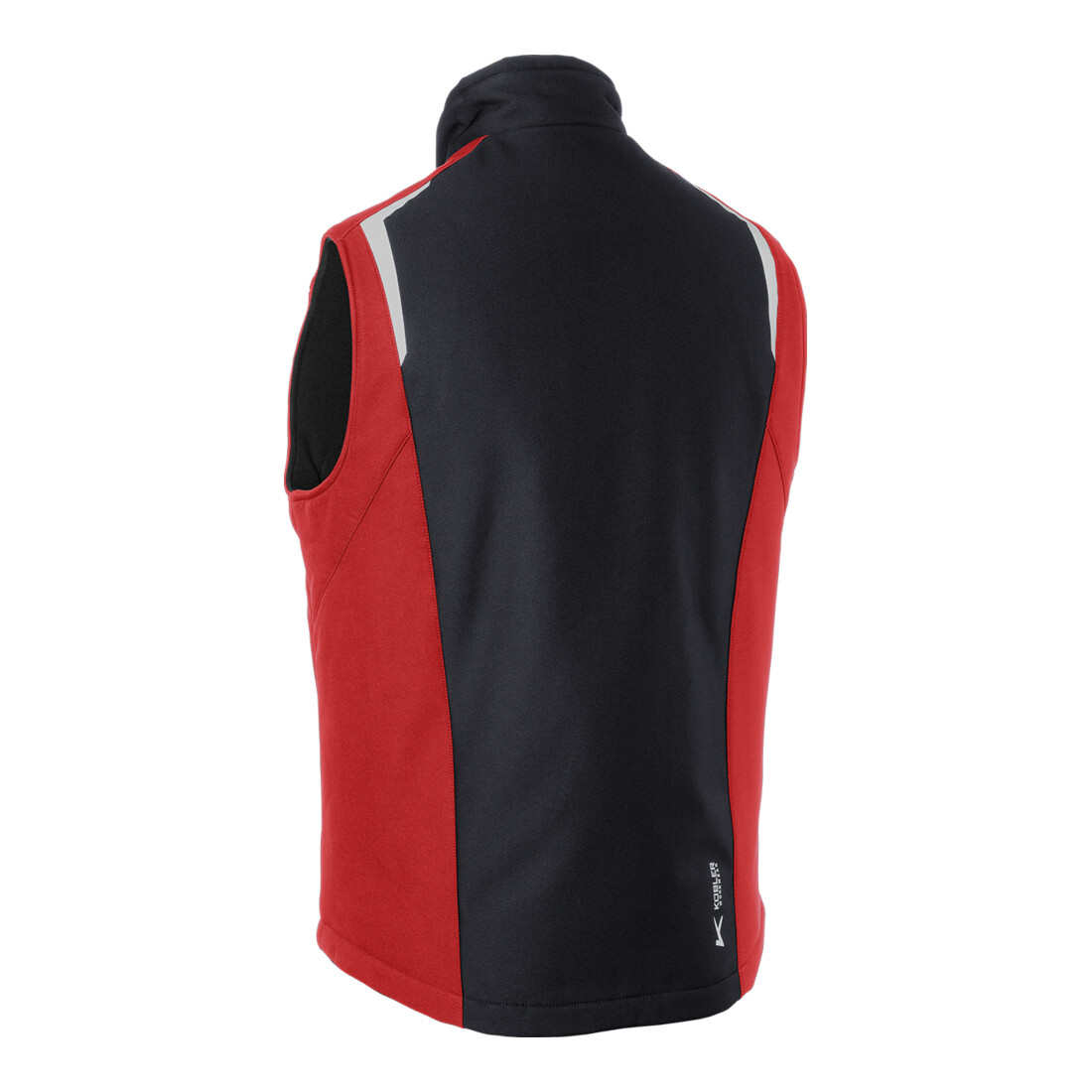 Kübler Softshell Weste BODYFORCE schwarz/mittelrot Form 7125