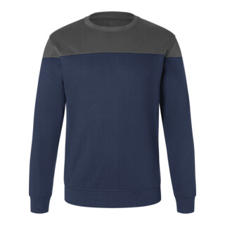 KÜBLER Sweatshirt 4XL dunkelblau/dunkelgrau