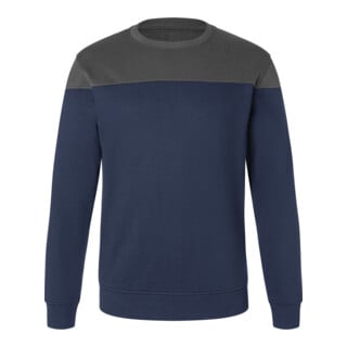 Kübler Sweatshirt dunkelblau/dunkelgrau XL
