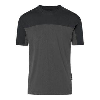 KÜBLER T-Shirt dunkelgrau/schwarz L