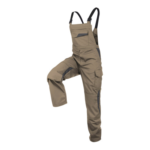 Kübler Vita mix Latzhose 3L47 sandbraun/anthrazit