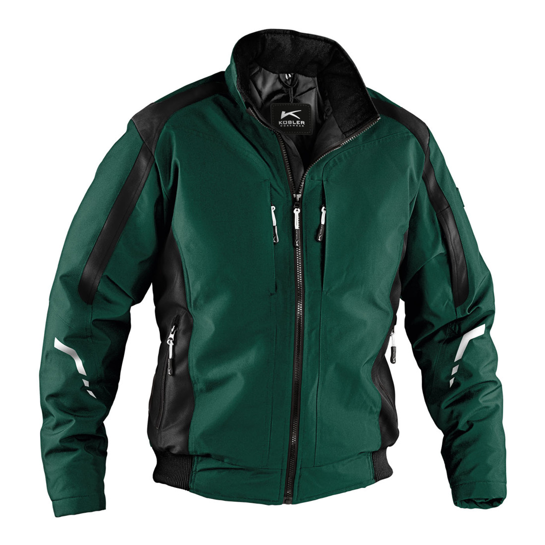Kübler Wetterjacke 1367 moosgrün/schwarz