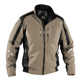 Kübler Weather Jacke 1367 sandbraun/schwarz 3XL