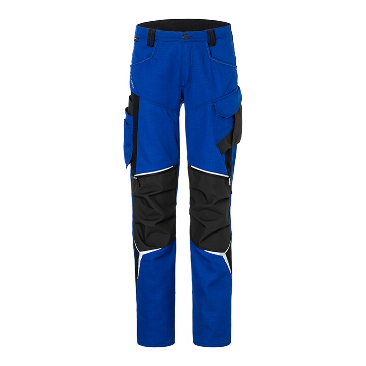 KÜBLER Werkbroek BODYFORCE, korenblauw / zwart, Confectiemaat DE: 50