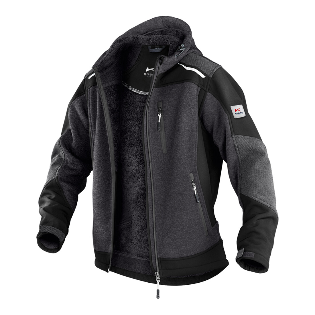 Kübler Wetter-Dress Jacke 1741 dunkelgrau/schwarz