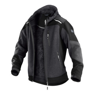 Kübler Wetter-Dress Jacke 1741 dunkelgrau/schwarz