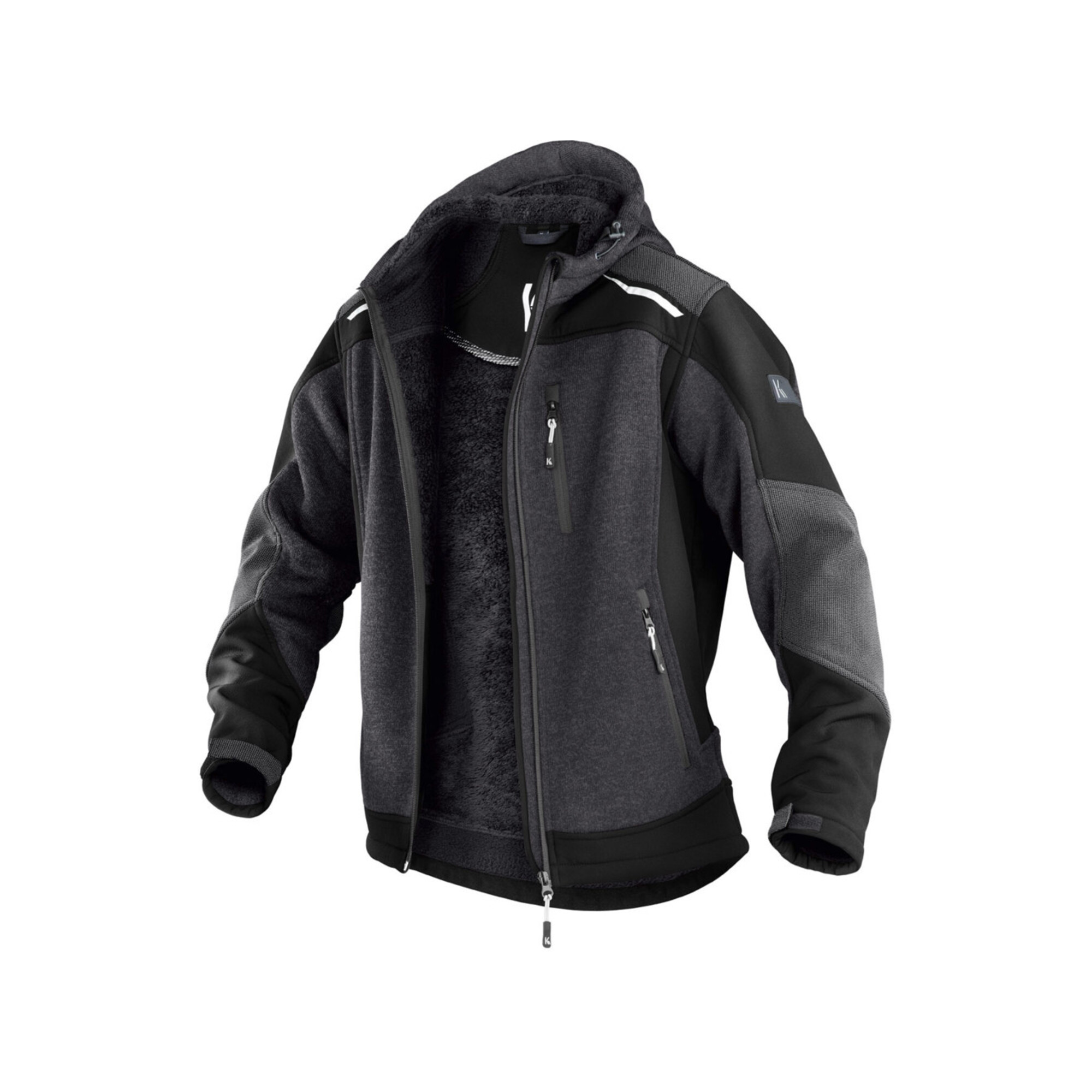 Kübler Wetter-Dress Strickjacke 1741 dunkelgrau/schwarz Größe XXL ; Kübler Workwear