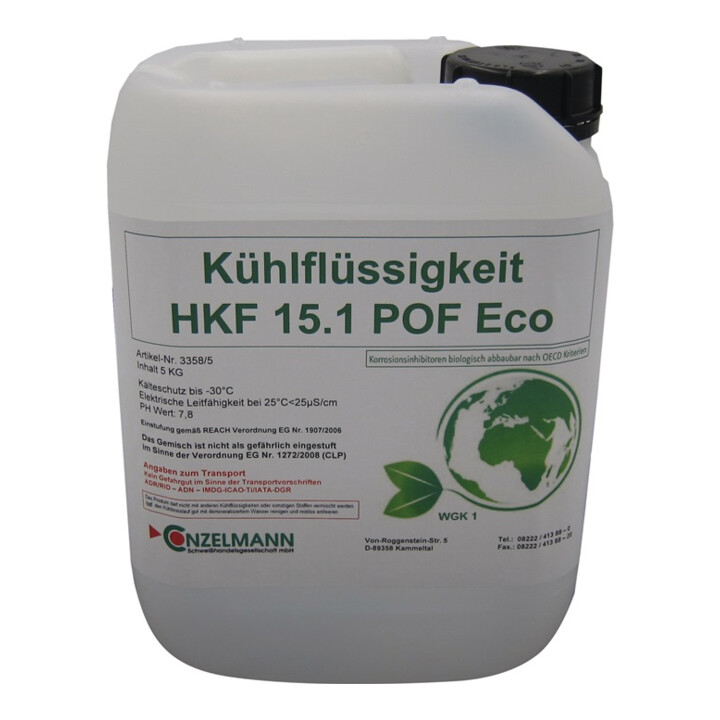 Kühlmittel HKF 15.1 POF ECO 25kg Kanister Frostschutz b.-15GradC CONZELMANN