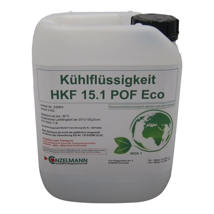 Kühlmittel HKF 15.1 POF ECO 5kg Kanister Frostschutz b.-15GradC CONZELMANN