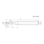 Kugelfr. WN VHM TiALN 4,0 mm HA Z 2 L FORMAT-2