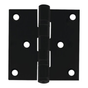 Kugellagertürscharnier VA ktg.76x76mm DIN L/R schwarz ausziehb.Stift INTERSTEEL-1