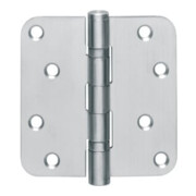 Kugellagertürscharnier VA rd 76x76mm DIN L/R ma ausziehb.Stift INTERSTEEL