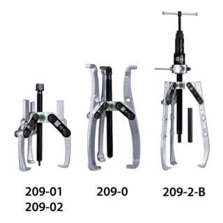 KUKKO Abzieher 209-02 3-armig oszillierend höhenverstellbar