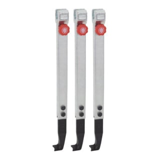 Kukko Abzughaken 3-503-S Set 3-teilig schmal schnellverstellbar