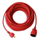 Kunststof verlenging rood 20m H05VV-F 3G1.5-1