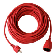 Kunststof verlenging rood 20m H05VV-F 3G1.5