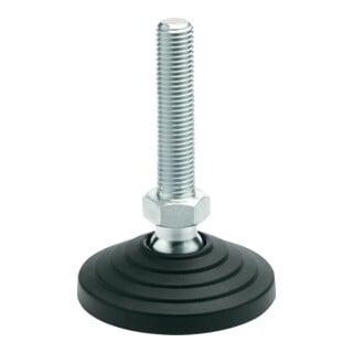Kunststoff-Gelenkfuß GN 344 d1 60 mm,d2 M 16mm l1 148mm l3 24mm GANTER