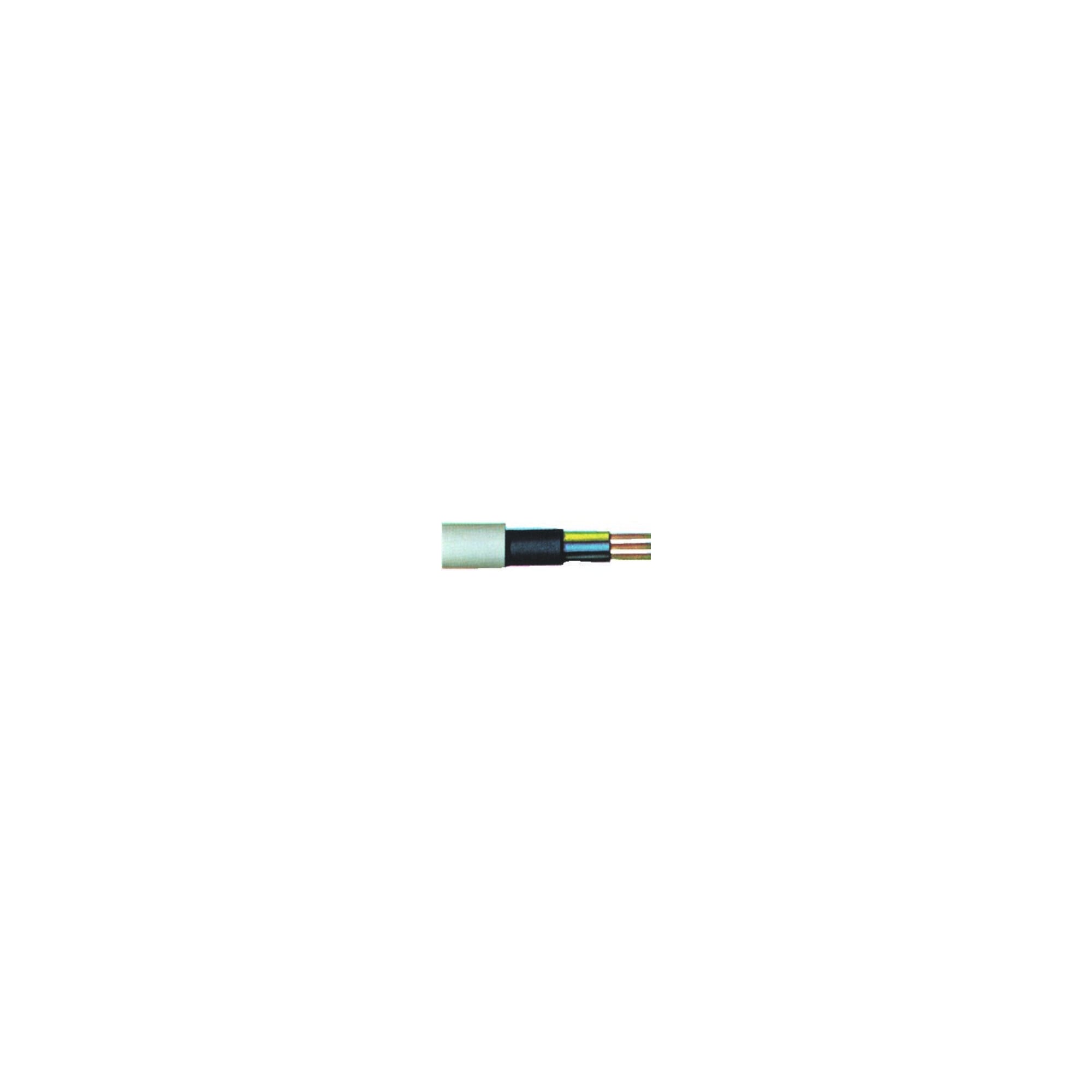 Kunststoff-Mantelleitung NYM-J 3x1,5mm2, 10m Ring ; Kabelexpress