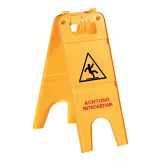 Kunststoff Warnschild Achtung Rutschgefahr
