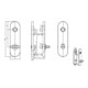 Kurzschild OGRO 7051 78MM WC AL Alu.F1 WC OGRO