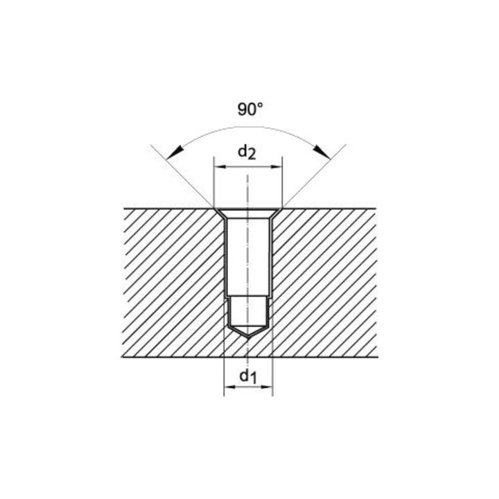 Kurzstufenbohrer HSS M5 KL 90G. FORMAT