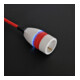 Kwaliteits plastic verlengkabel met draaischakelaar en textielmantel 5m H05VV-F 3G1.5 rood/wit/zwart-2