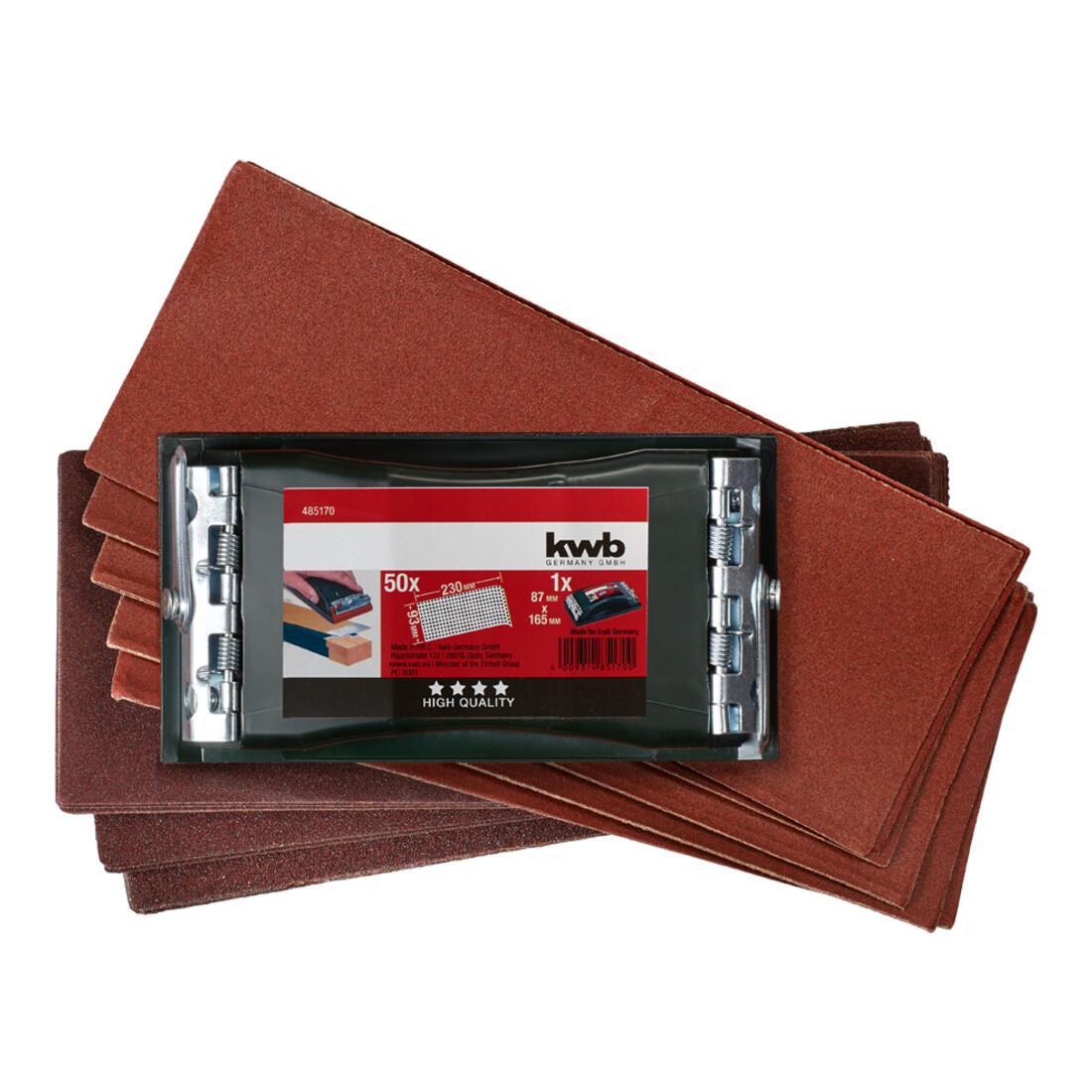 kwb Profi Handschleifpapier SparPack SB
