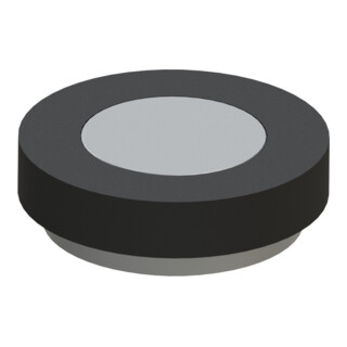 KWS 2099 Butée de porte, Ø52x15 mm, à coller ou visser