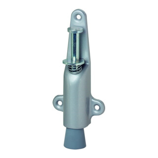 KWS Arrêt de porte 1024, avec bouton-poussoir, course 25 mm, laqué argenté