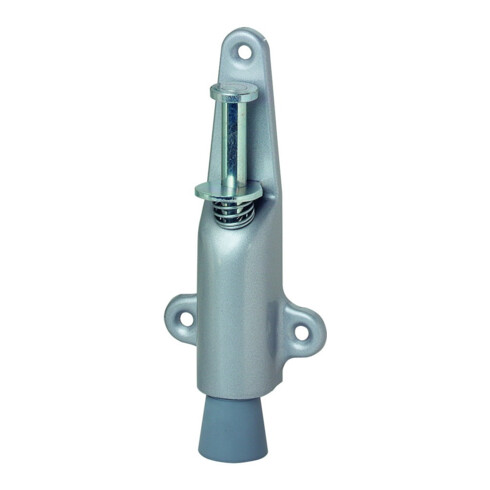 KWS Arrêt de porte 1024, avec bouton-poussoir, course 25 mm, laqué argenté