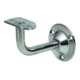 KWS Support de main courante 4525 avec appui plat Acier, argenté, peint cuisson-1