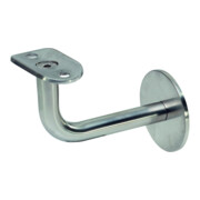 KWS Support de main courante 4571 avec appui plat en acier inoxydable, brossé