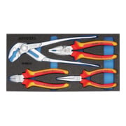 L'assortiment de pinces Gedore VDE dans le module Check-Tool
