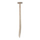 Löffert Manche de bêche T Frêne 950/40mm courbé-1