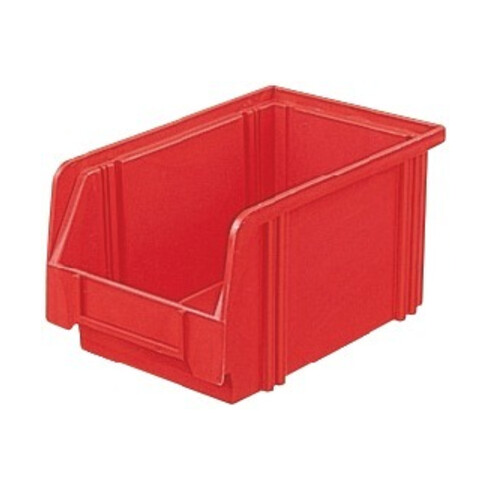 LA-KA-PE Bac de stockage visible LK 1A rouge 500/450x300x230 mm