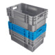 LA-KA-PE Bac empilable rotatif DTK 600x400x320 mm vert-1