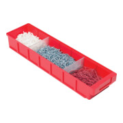 LA-KA-PE Boîte à petites pièces VKB L152xP600xH83 mm rouge