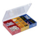 LA-KA-PE Boîte de rangement avec couvercle L307xP225xH50 mm avec 9 inserts-1