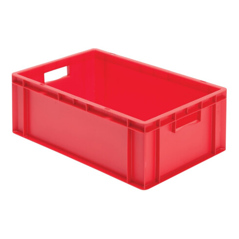 LA-KA-PE Caisse empilable de transport B600xP400xH210 mm bleu, fermée avec poignée