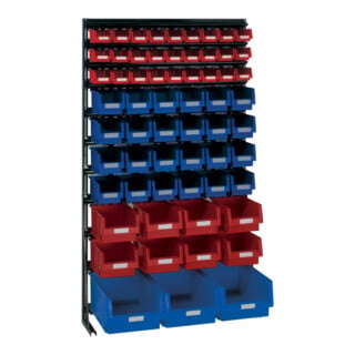 LA-KA-PE Étagère Vario V14G avec 62 caisses PLK