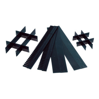 LA-KA-PE Séparateur anthracite L1150xH120xP10mm VR 10 pcs. découpe individuelle