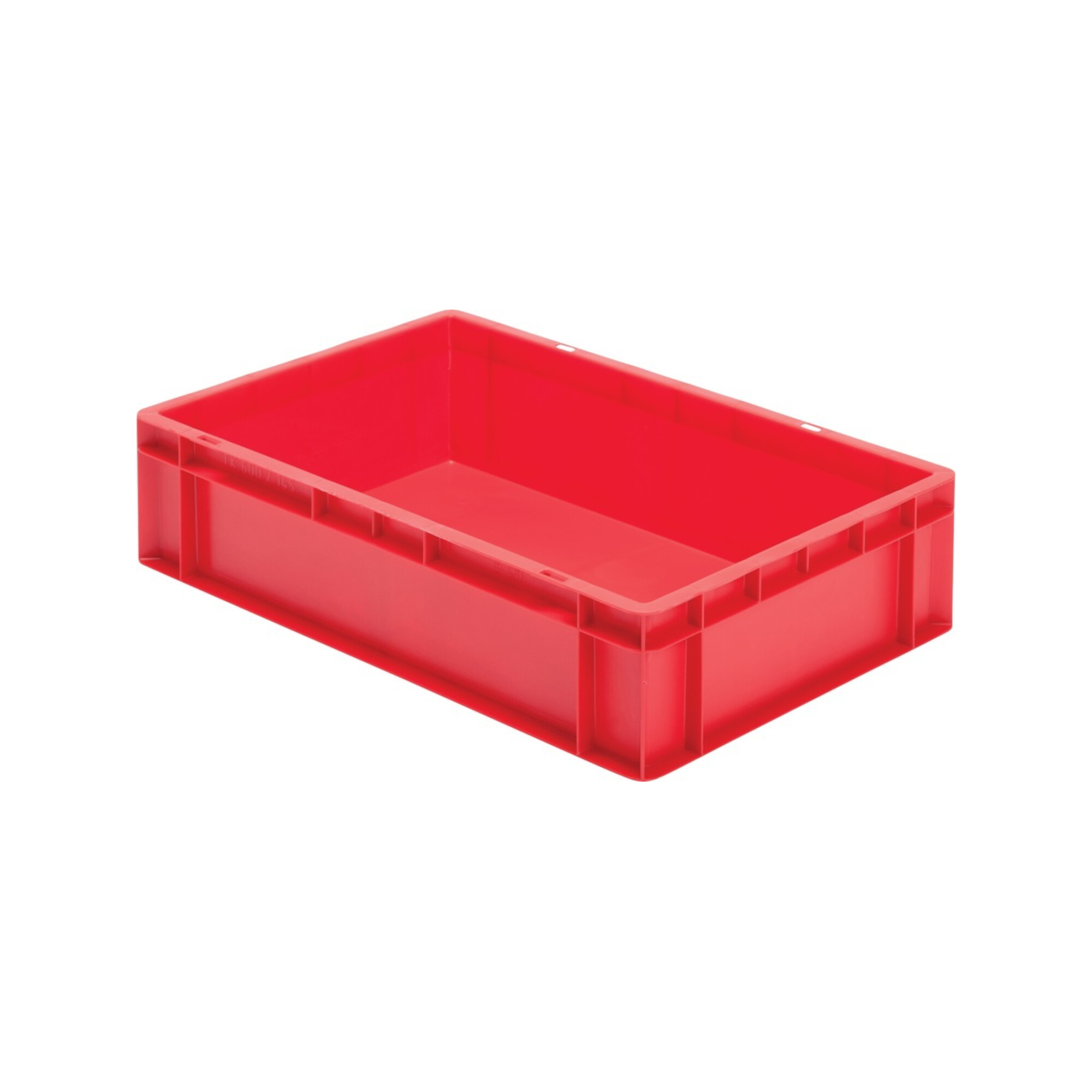 LA-KA-PE Transport-Stapelkasten B600xT400xH145 mm gelb, geschlossen ohne Griffloch
